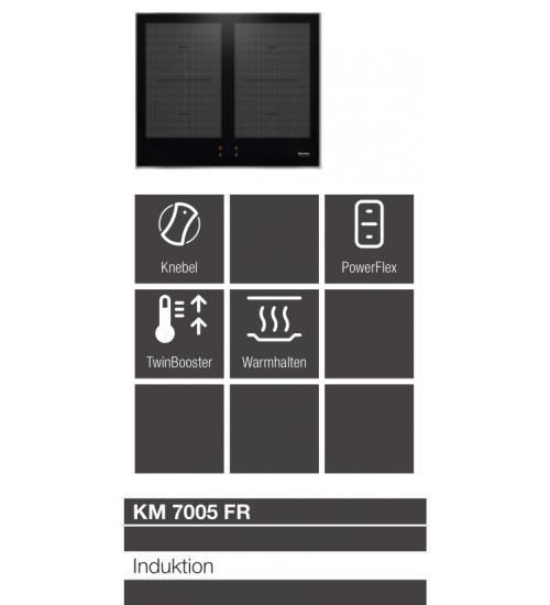 Miele 美诺 嵌入式电磁炉KM 7005 FR